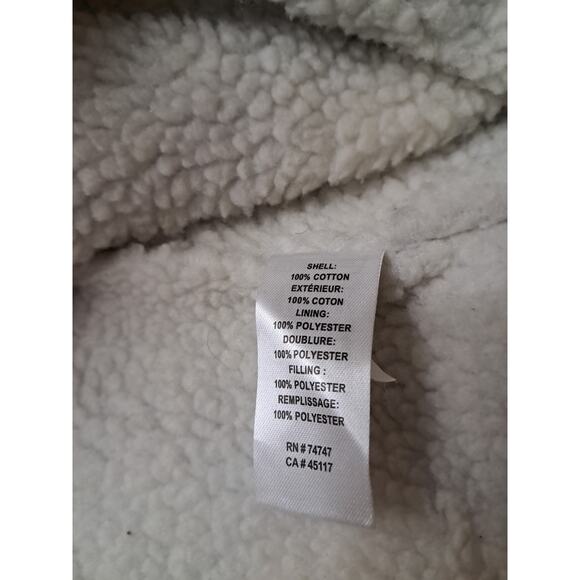 Natural Reflections Mens Size 2 XL Grey Flannel Fleece Lined Jacket - Picture 4 of 6